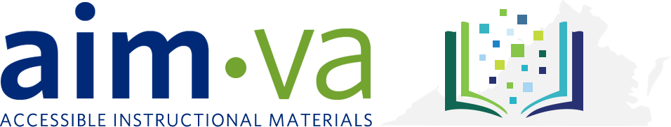 AIM VA Accessible Instructional Materials logo