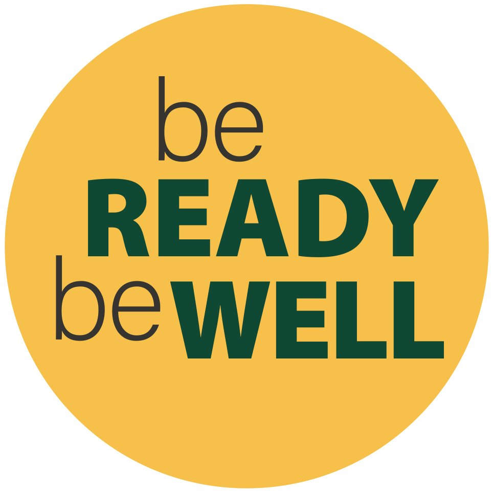 Logo for Be Ready, Be Well (BRBW)